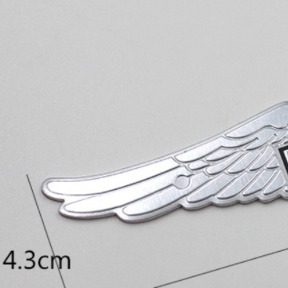 Brand New Silver Harley-Davidson Aluminum Emblem Sti… - Picture 6 of 8